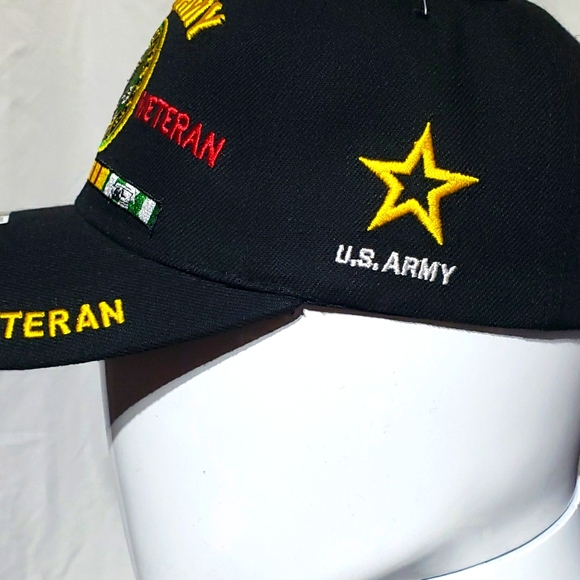 MILITARY  U.S. ARMY VIETNAM VETERAN HAT - Picture 4 of 5
